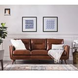  Ghế sofa băng da công nghiệp BT174 Amina dài 2m sang trọng 