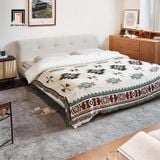  Giường ngủ bọc vải nỉ trắng kem GN50 Hewez giá rẻ 