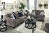  Set ghế sofa giá rẻ KT41 Presta màu xám lông chuột 