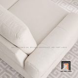  Ghế sofa băng gia đình BT106 Beige 2m2 vải bố cotton mềm 