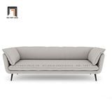  Ghế sofa băng cong hiện đại BT125 Circa màu xám ghi 