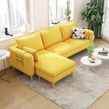  Bộ ghế sofa góc L vải nỉ GT152 Taylor 2m2 x 1m6 nhỏ xinh 