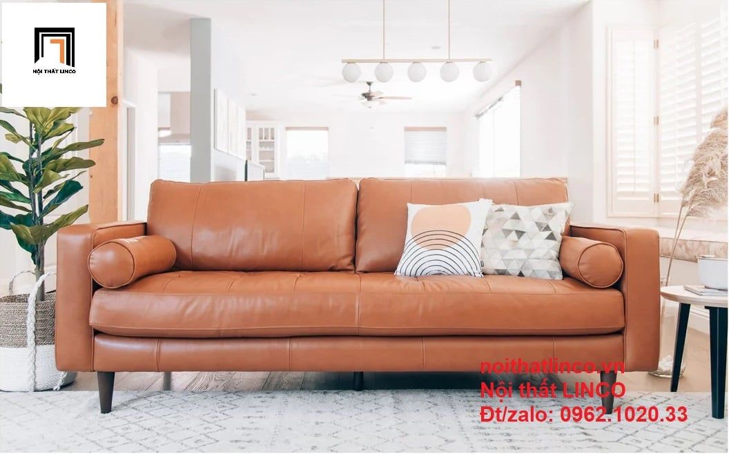  Ghế sofa băng BT13 Brevard dài 1m9 bọc simili giả da sang trọng 