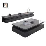  Bàn sofa phòng khách xám hiện đại BSF92 Basque 1m1 x 60 