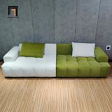  Ghế sofa văng vải nhung BT269 Camiel dài 2m4 phối màu xinh xắn 