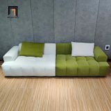  Ghế sofa văng vải nhung BT269 Camiel dài 2m4 phối màu xinh xắn 