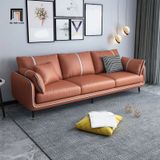  Ghế sofa băng da Pu dài 2m1 BT188 Sken kiểu dáng sang trọng 