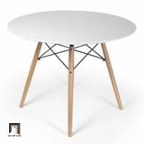  Bộ bàn ăn hình tròn 4 ghế nhựa 1-OC4-GCF11-B1 nhỏ gọn 