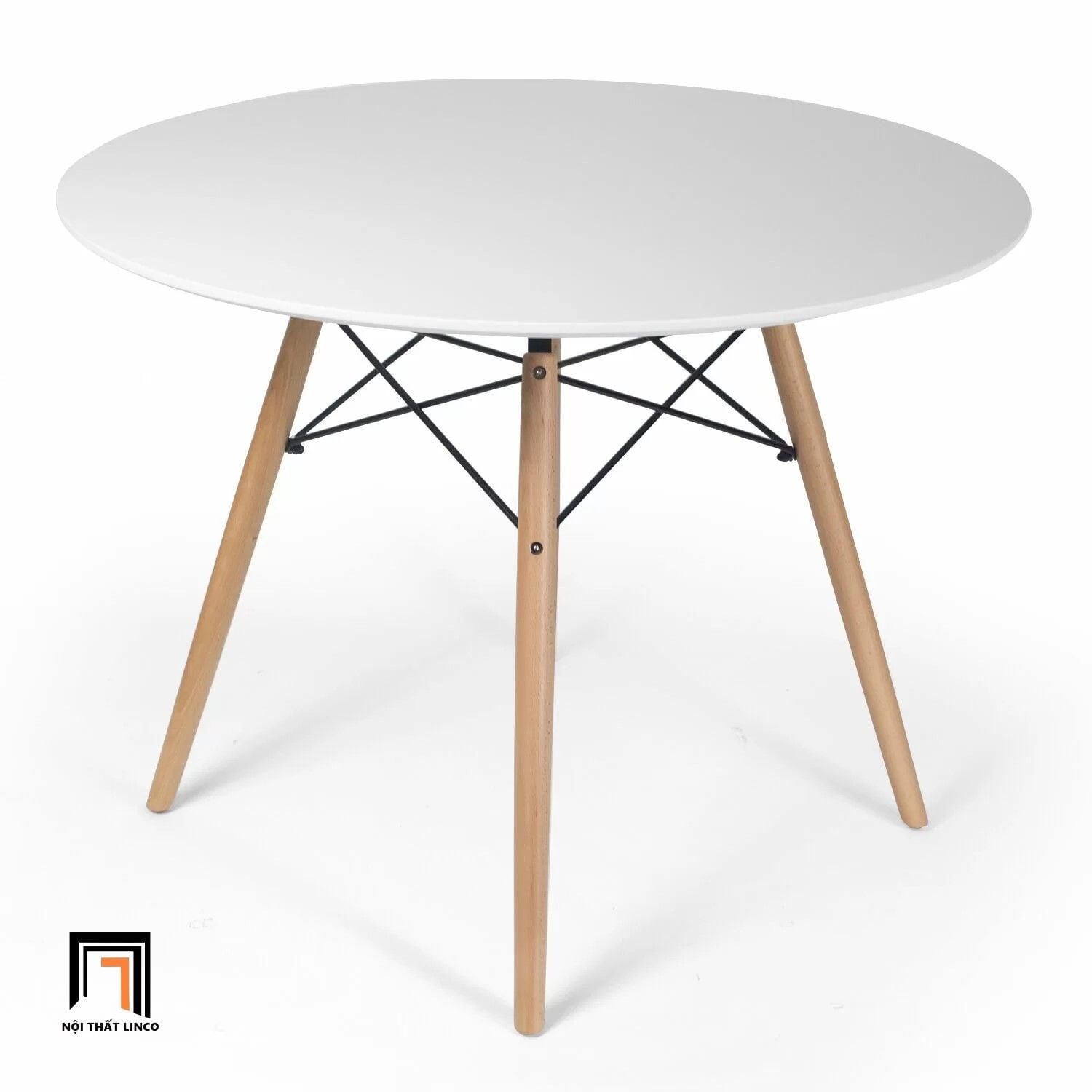  Bộ bàn ăn hình tròn 4 ghế nhựa 1-OC4-GCF11-B1 nhỏ gọn 