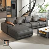  Bộ ghế sofa góc L sang trọng GT177 Kenora 3m x 1m6 da Pu 