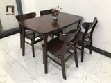  Bộ bàn ghế ăn gia đình 8-KH4-G3-B108-naugo 1m2 màu nâu đậm 