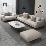  Set ghế sofa phòng khách sang trong KT32 Orren màu trắng kem 