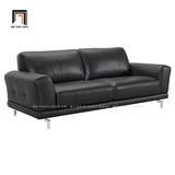  Ghế sofa văng màu đen BT134 Everlyn dài 2m2 bọc da giả simili 