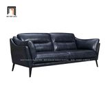  Ghế sofa băng xanh đen BT133 Franz da công nghiệp sang trọng 