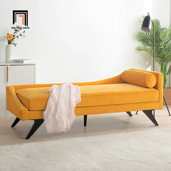 ghế sofa văng giường 1m9 vải nhung