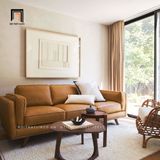  Ghế sofa băng da Pu 2m2 BT120 Zander cao cấp cho công sở 