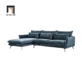  Bộ ghế sofa góc L 2m4 x 1m6 GT33-Heemor vải nhung nỉ đẹp 