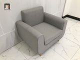  Ghế sofa đơn màu xám ghi NS04 cho phòng khách giá rẻ 