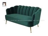  Ghế sofa băng cho shop tiệm BT86 Sans 2m2 vải nhung nỉ 