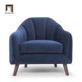  Ghế sofa đơn 1 người ngồi DT39 Mistana vải nhung màu cam 