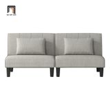  Sofa bed bật giường vải nỉ xám trắng GB105 Bonzy 1m7 giá rẻ 