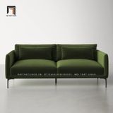  Ghế sofa băng vải nhung BT127 Rae dài 1m9 màu xanh lá 