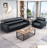 Bộ ghế sofa văn phòng tiếp khách KT163 Trawen bọc da giả 