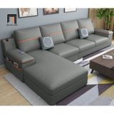  Bộ ghế sofa góc L màu carot GT217 Tobain 2m76 x 1m65 giá rẻ 