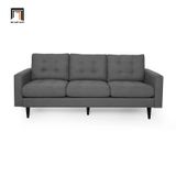  Ghế sofa băng giật nút BT8 màu xám lông chuột giá rẻ 