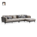  Bộ ghế sofa góc L 3m x 1m6 bọc da giả GT132 Morfe sang trọng 