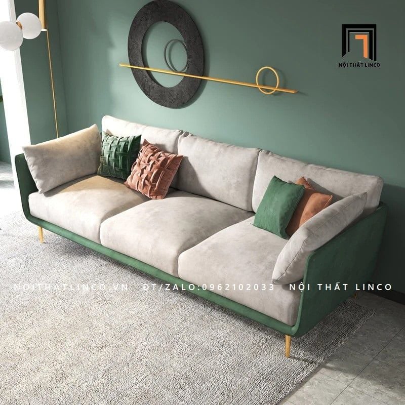  Bộ ghế sofa da công nghiệp KT33 Cornuda phối màu sang trọng 