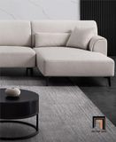  Bộ ghế sofa góc L xám trắng cho căn hộ GT248 Hilda 2m4 x 1m6 