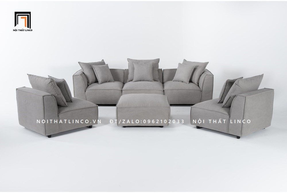  Bộ ghế sofa góc chữ U GT41 Cisco 3m2 x 2m cho phòng khách lớn 
