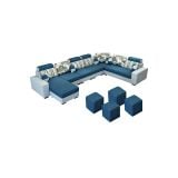  Bộ ghế sofa phòng khách gia đình GT123 Arian chữ U 3m45 