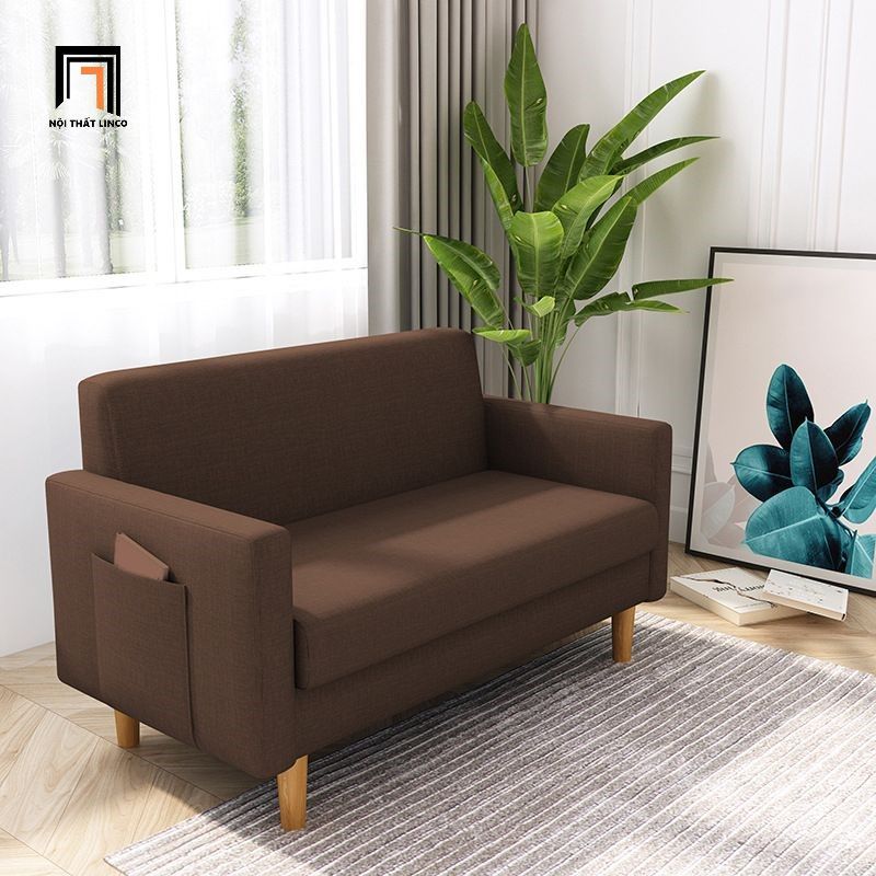  Ghế sofa băng nhỏ gọn dài 1m5 BT216 Tine màu xanh dương 