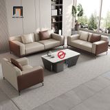  Set ghế sofa phòng khách hiện đại KT153 Jamal da giả cao cấp 