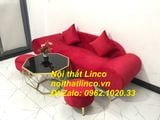  Bộ ghế sofa salon văng băng thuyền SFT dài 2m đỏ đô đẹp giá rẻ 