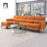  Bộ ghế sofa góc sang trọng GT69 Dexima 2m8 x 1m6 màu xám trắng 