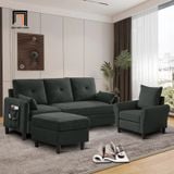  Bộ ghế sofa gia đình vải nỉ KT126 Penelopa giá rẻ xinh xắn 