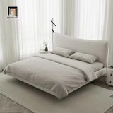  Giường ngủ cho gia đình sang trọng GN49 Altresha màu xám trắng 