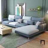  Bộ ghế sofa góc vải nỉ phối màu GT190 Nancy 3m x 1m6 sang trọng 