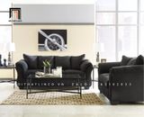  Bộ ghế sofa văn phòng KT18-Darcy màu xám đen 