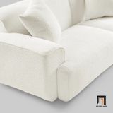  Ghế sofa băng vải lông cừu BT168 Minimore 2m2 cho shop tiệm 