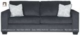  Ghế sofa băng thư giãn BT38-Rima dài 1m9 màu xám đen 