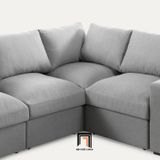  Bộ ghế sofa góc L GT23 Reversible 2m2 x 1m6 giá rẻ màu xám ghi 