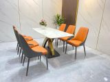  Bộ bàn ghế ăn 6 chỗ 4-BAD6-Gaman căn hộ chung cư đẹp 