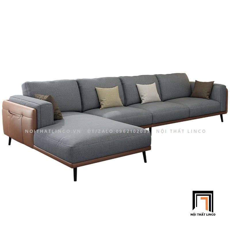  Bộ ghế sofa góc L GT46 Saronno 2m5 x 1m6 kiểu dáng hiện đại 