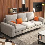  Bộ ghế sofa góc L hiện đại GT228 Casel 2m9 x 1m6 xám trắng 