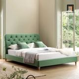  Giường ngủ nhỏ xinh cho gia đình GN66 Helia màu xanh lá 