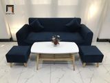  Bộ ghế sofa băng dài 1m9 NS04 màu xanh đậm vải nhung 